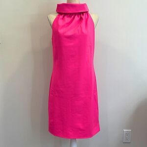 Sail to Sable Hot Pink cowl Neck dress Size Small